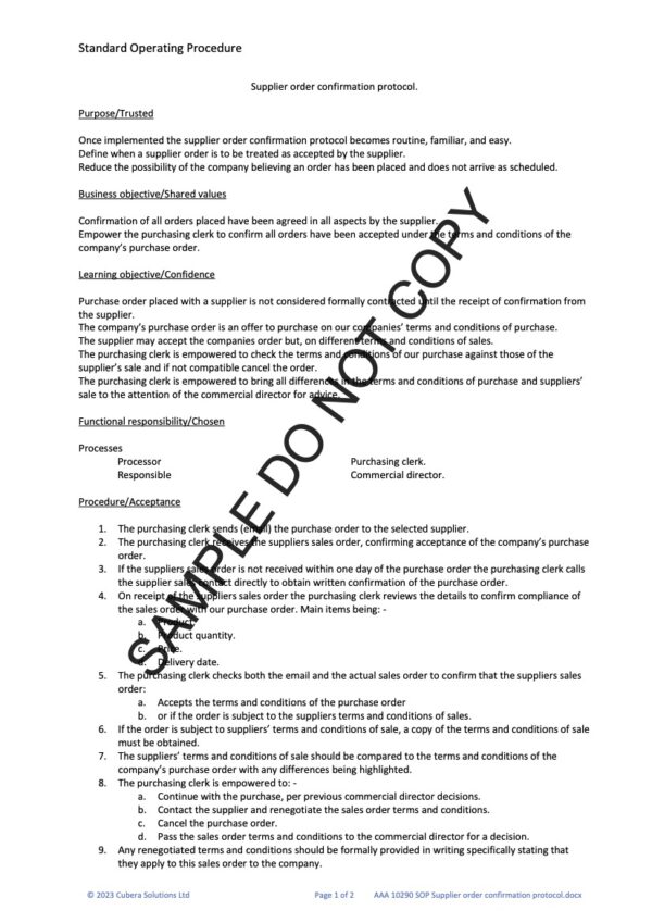 10290 Supplier order confirmation protocol - Image 2