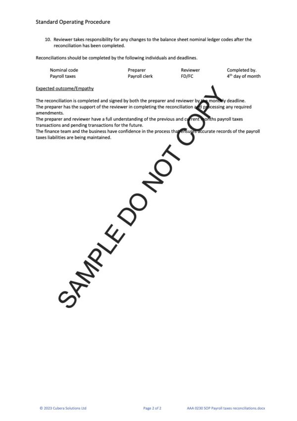 0230 Payroll taxes reconciliation - Image 3
